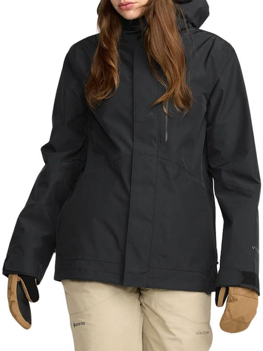 Volcom V.co H0452603-BLK Γυναικείο Μπουφάν για Σκι & Snowboard Μαύρο