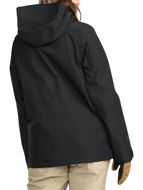 Volcom V.co H0452603-BLK Γυναικείο Μπουφάν για Σκι & Snowboard Μαύρο