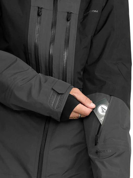 Volcom G0452600-BLK Ανδρικό Μπουφάν Gore-Tex για Σκι & Snowboard Μαύρο