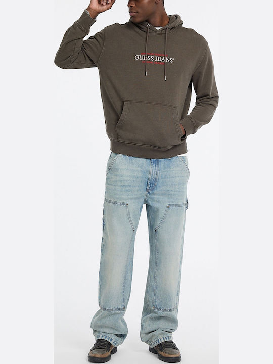 Hooded Brown Sweatshirt M5BQ33KCPR1 FNGB