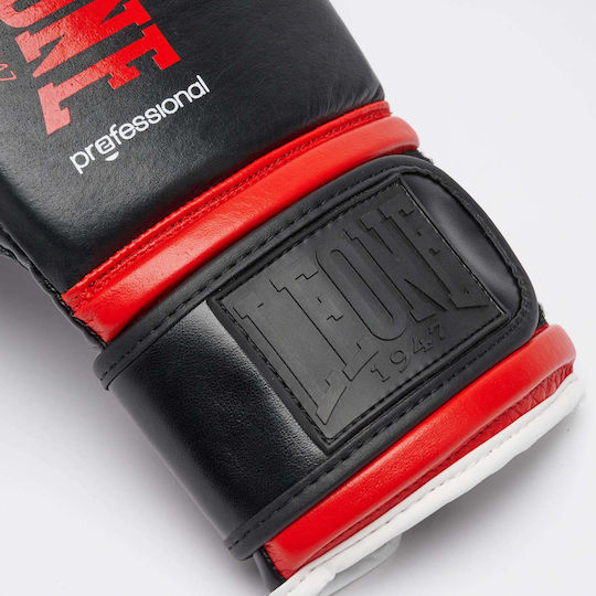 Leone 1947 Boxing Gloves Leather for Bag Black
