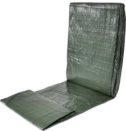 Geko Αδιάβροχος Μουσαμάς 80gr/m² 18x12μ. Ελαφρού Τύπου Πράσινος