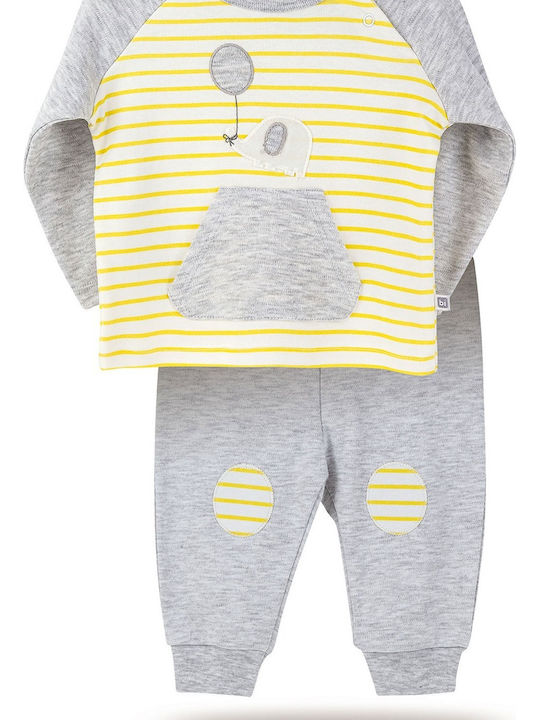 Bi Baby Kids' Pajamas Winter Gray