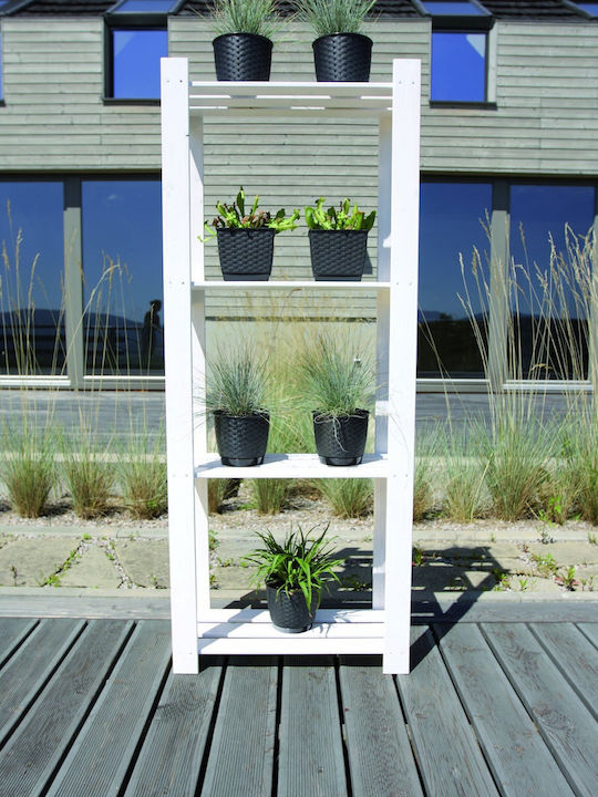 Prosperplast Ratolla Κασπώ Rattan Γκρι με Βάση 24x24x22εκ.