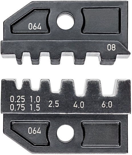 Knipex 97 49 08 Μήτρα Πρεσαρίσματος Μονωμένων & Μη Μονωμένων Ακροχιτωνίων