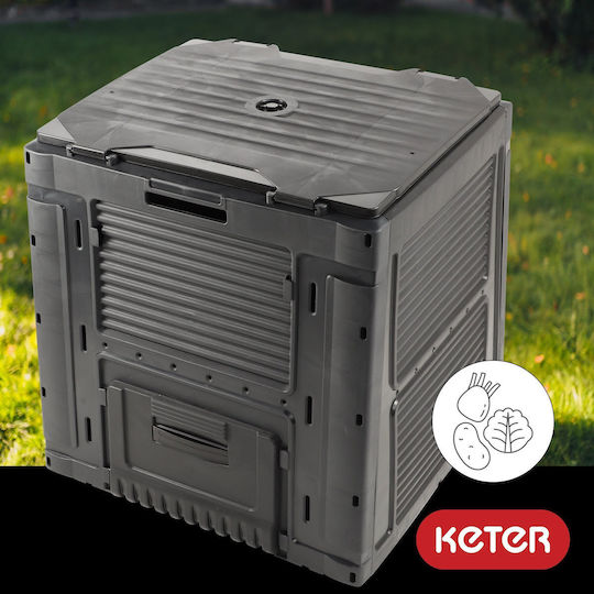 Compost Bin E-composter Base 470l Black