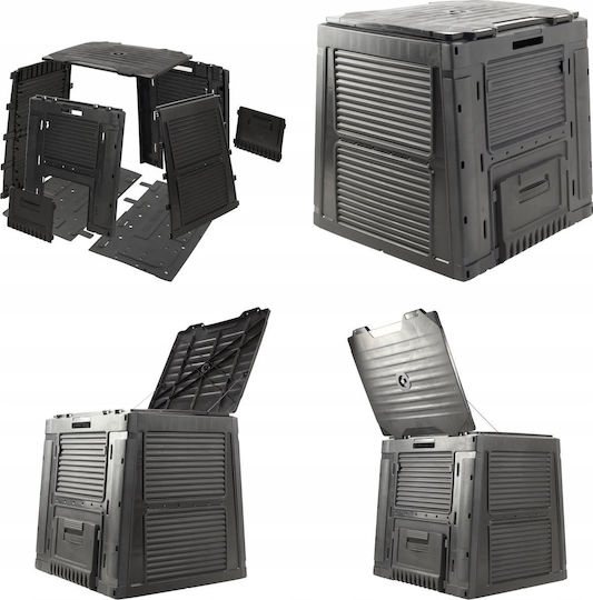 Compost Bin E-composter Base 470l Black