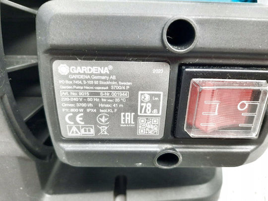 Gardena Electric Surface Water Pump 800W Single-Phase
