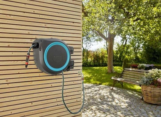 Gardena Powerroll Xxl Αυτόματη Ανέμη Ποτίσματος Τοίχου με Λάστιχο 40m