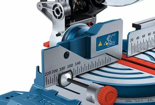 Bosch Miter Saw Electric with Power 1750W, Laser Guide, Cutting Disc Diameter 130mm & Cutting Speed 5000rpm