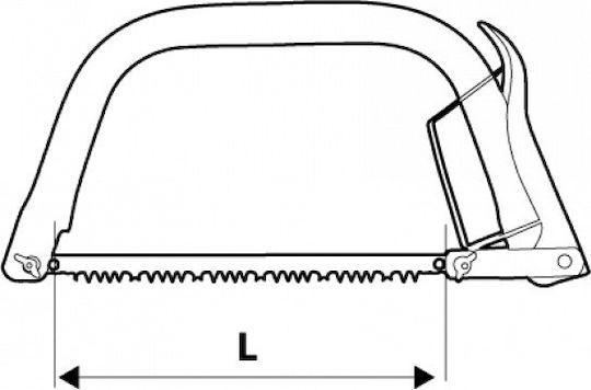 Topex Handsäge Baumsäge 76cm