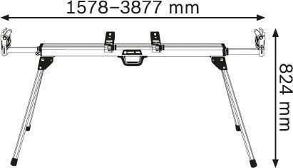 Bosch GTA 3800 Βάση Φαλτσοπρίονου