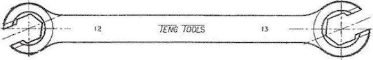 Teng Tools Single Cheie poligon Dimensiune 19mm