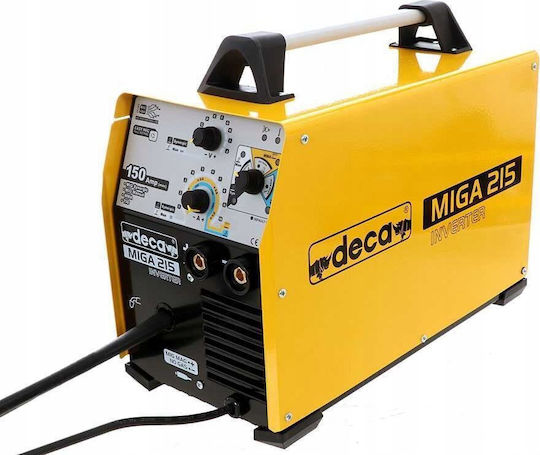 Deca MIGA 215 Welding Machine Inverter MIG / TIG / MMA with Maximum Welding Current 110A and Duty Cycle 60%