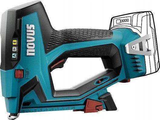 Battery Stapler Novus J-550 Set Metabox