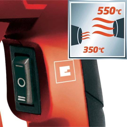 Einhell Th-ha 2000/1 Πιστόλι Θερμού Αέρα με Ρύθμιση Θερμοκρασίας εως και 350°C