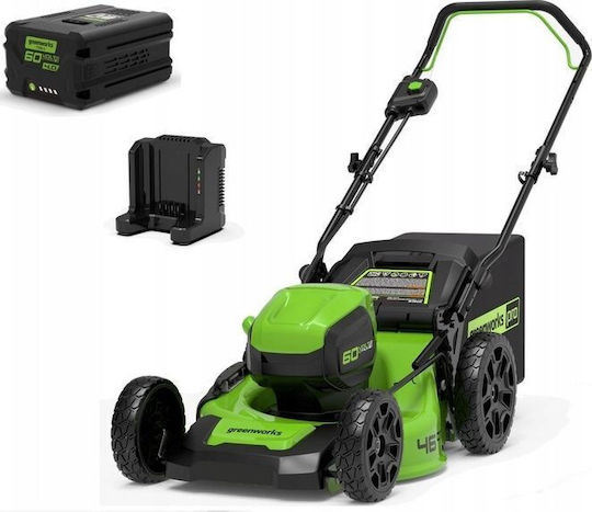 Greenworks GD60LM46HPK4 Μηχανή Γκαζόν Μπαταρίας 60V