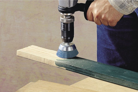 Wolfcraft 2729000 Βούρτσα Νάιλον Καμπάνα για Δράπανο 150mm