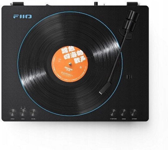 Fiio Tt13 Black Turntable Automatic Belt Drive Preamp Playback Speed 33 1/3 45 Rpm
