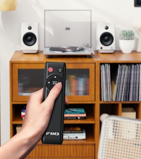 Fiio Tt13 Bt Black Automatic Turntable Bluetooth Belt Drive Preamp Playback Speed 33 1/3 45 Rpm