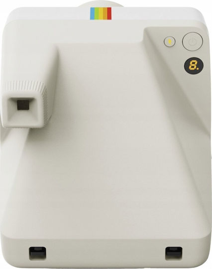 Polaroid Now Gen 3 Instant Camera + 8 Films Pebble White