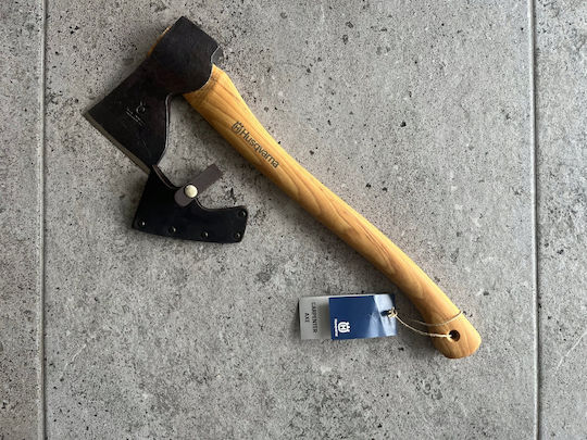 Husqvarna 576 92 65-01 Axe Shredding Length 50cm and Weight 1000gr with Wooden Handle