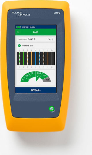 Fluke FLN-LIQ-100 Tester Καλωδίων Δικτύου RJ45 Ψηφιακό