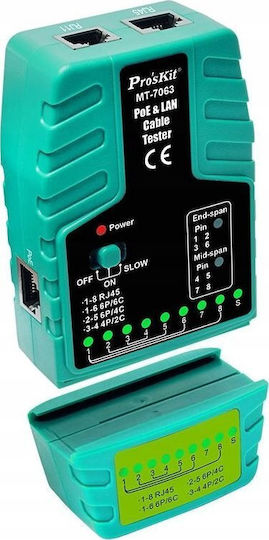 Proskit Network Cable Tester RJ11 / RJ12 / RJ45 MT-7063