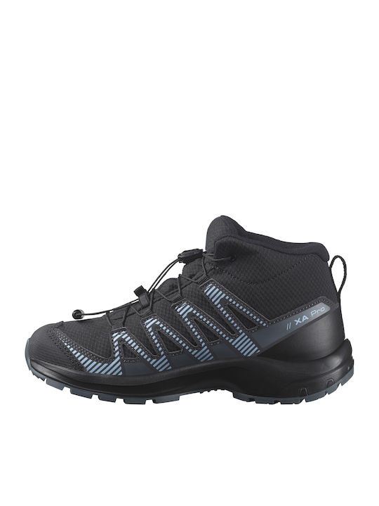 Kids Hiking Boots Xa Pro V8 Mid Waterproof Black