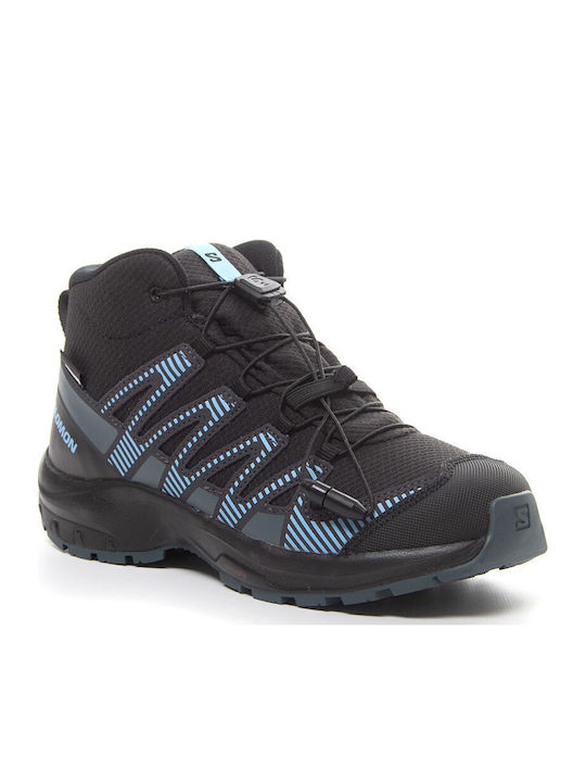 Kids Hiking Boots Xa Pro V8 Mid Waterproof Black