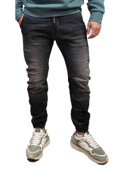 Ibiza Men's Jeans Pants with Loose Fit Black
