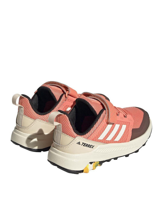 Kids Waterproof Hiking Shoes Terrex Trailmaker Coral Fusion / Wonder White / Solar Gold