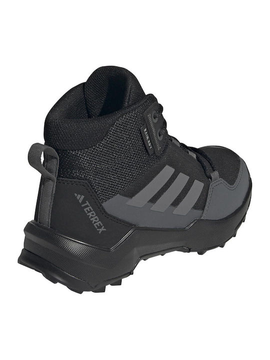 Kids Hiking Boots Terrex Waterproof Black