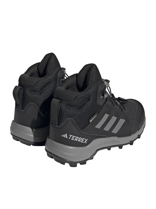 Kids Hiking Boots Terrex Mid Gore Tex Waterproof Black
