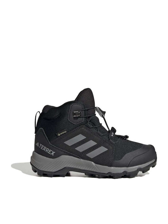 Kids Hiking Boots Terrex Mid Gore Tex Waterproof Black
