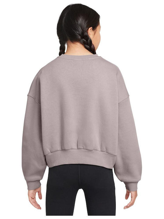 Fleece Παιδικό Φούτερ Platinum Violet NSW