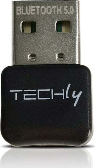 Techly USB Bluetooth 5.0 Adapter με Εμβέλεια 10m (IDATA USB-BLT5)