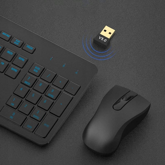 C-TECH USB Bluetooth 5.0 Adaptor cu Raza de Acțiune 20m