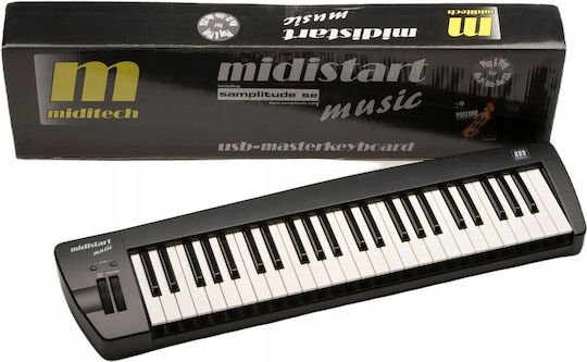 Miditech Midi Keyboard Midistart Music (49 Keys) με 49 Πλήκτρα Μαύρο