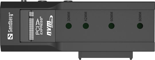 Sandberg Dockingstation für 2 Festplatten SATA 2.5" / 3.5" / M.2 (2230)" / M.2 (2242)" / M.2 (2260)" / M.2 (2280)" mit USB 3.2 Verbindung (136-49)