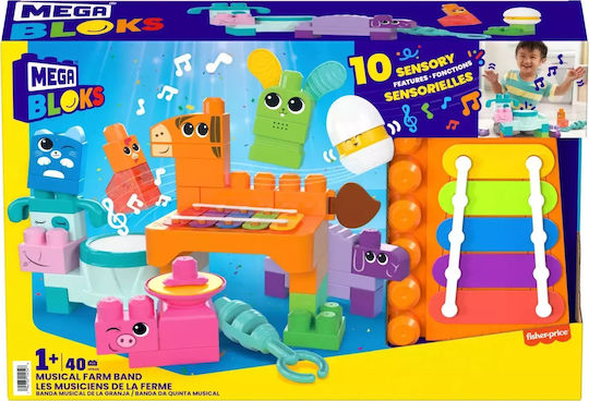 Mega Bloks Τουβλάκια για 1+ Έτους 40τμχ