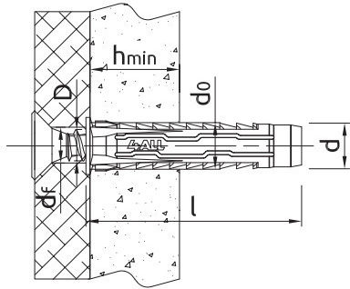Rawlplug Βίδα 10τμχ