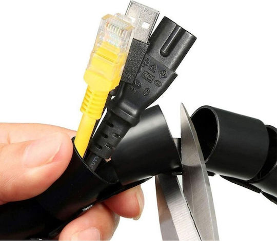 Techly Σπιράλ Καλωδίων 20mm 30m Λευκό 1τμχ