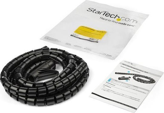 StarTech Σπιράλ Καλωδίων 25mm Μαύρο 1τμχ