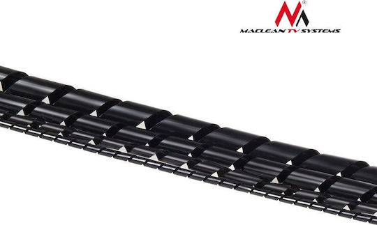 Maclean Energy Cable Spiral Tubes 3m Black 1pcs