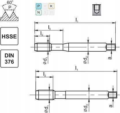 Fanar Filet UNC 3/4-10 DIN-376c R40 2b HSSE 800