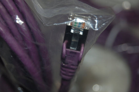 PremiumCord S/FTP Cat.6a (Gigabit) Καλώδιο Δικτύου Ethernet 5m Μωβ