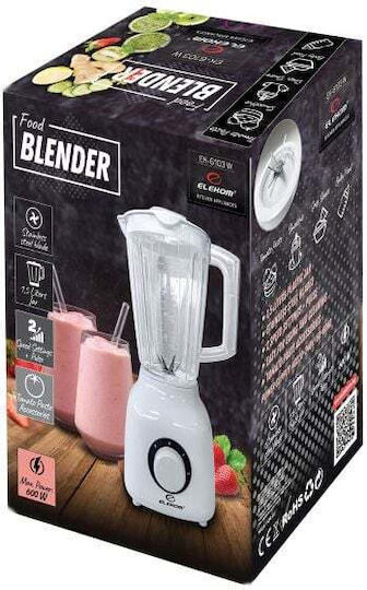 Elekom Blender with Plastic Jug 1.5 lt 600W Gray