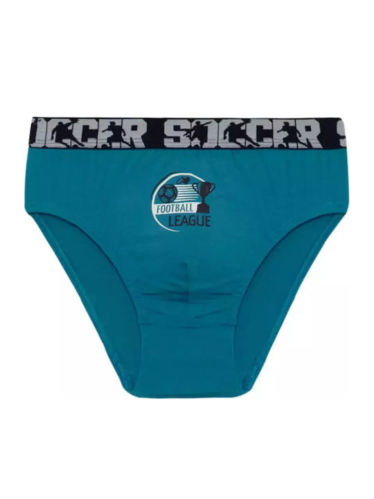 Minerva Goal Keeper Παιδικό Σετ με Βρακάκια Turquoise-Marine-Petrol 3τμχ