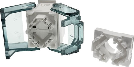 A-LAN Keystone Modul RJ45 Toolless UTP Cat.6a Dual Transmission Pair 1Stück